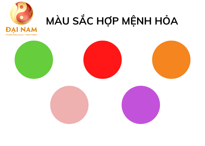 Mệnh Hỏa hợp màu gì? - Tìm hiểu về sự phù hợp màu sắc trong mệnh Hỏa